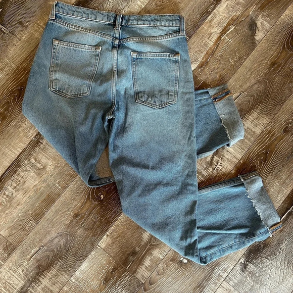 FREE PEOPLE We The Free Vixen Cigarette Denim Jeans Vintage Indigo Size 27